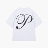 White Td'A Wide 'P' T-shirt