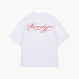 White Td'A Full Red Typo T-shirt