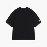Black Td'A Ecru 'P' Mark T-shirt