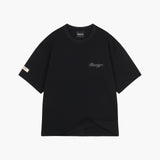 Black Td'A Full Blk Typo T-shirt