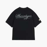 Black Td'A Full Blk Typo T-shirt