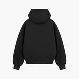 Black Raised Foam Hoodie