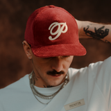 Burgundy Td'A Corduroy Cap