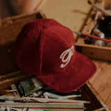 Burgundy Td'A Corduroy Cap