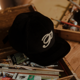 Black Td'A Corduroy Cap
