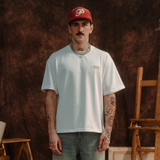 White Td'A Full Red Typo T-shirt