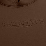 Brown Raised Foam Hoodie