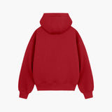 Red Raised Foam Hoodie